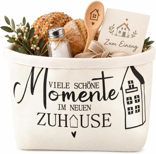Brotkorb leinwand 37x20x13cm - brotkorb,
