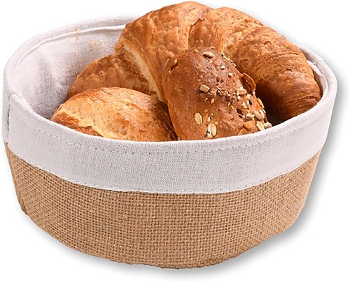 Brotkorb jute optik - jute-optik, Ø20cm