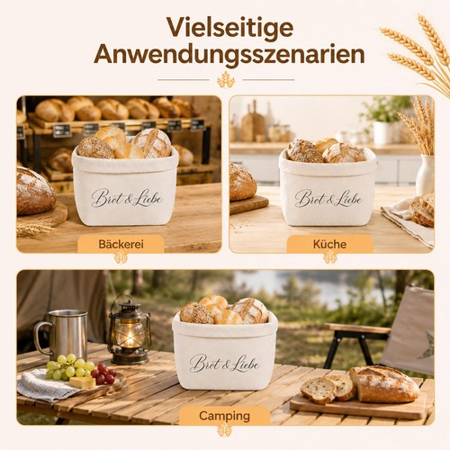 Brotkorb stoff beige - stoff,