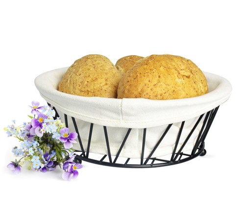 Brotkorb aus metall - brotkorb, mit